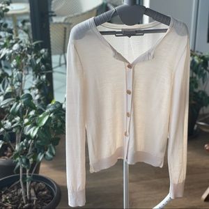 TORY BURCH White Cardigan
